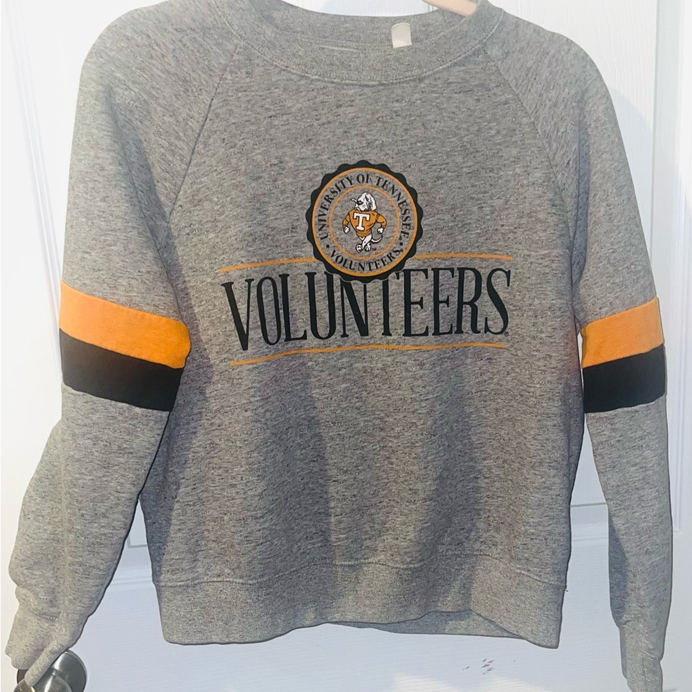 Tailgate Tennessee Volunteers Men’s crewneck small sweatshirt grey orange